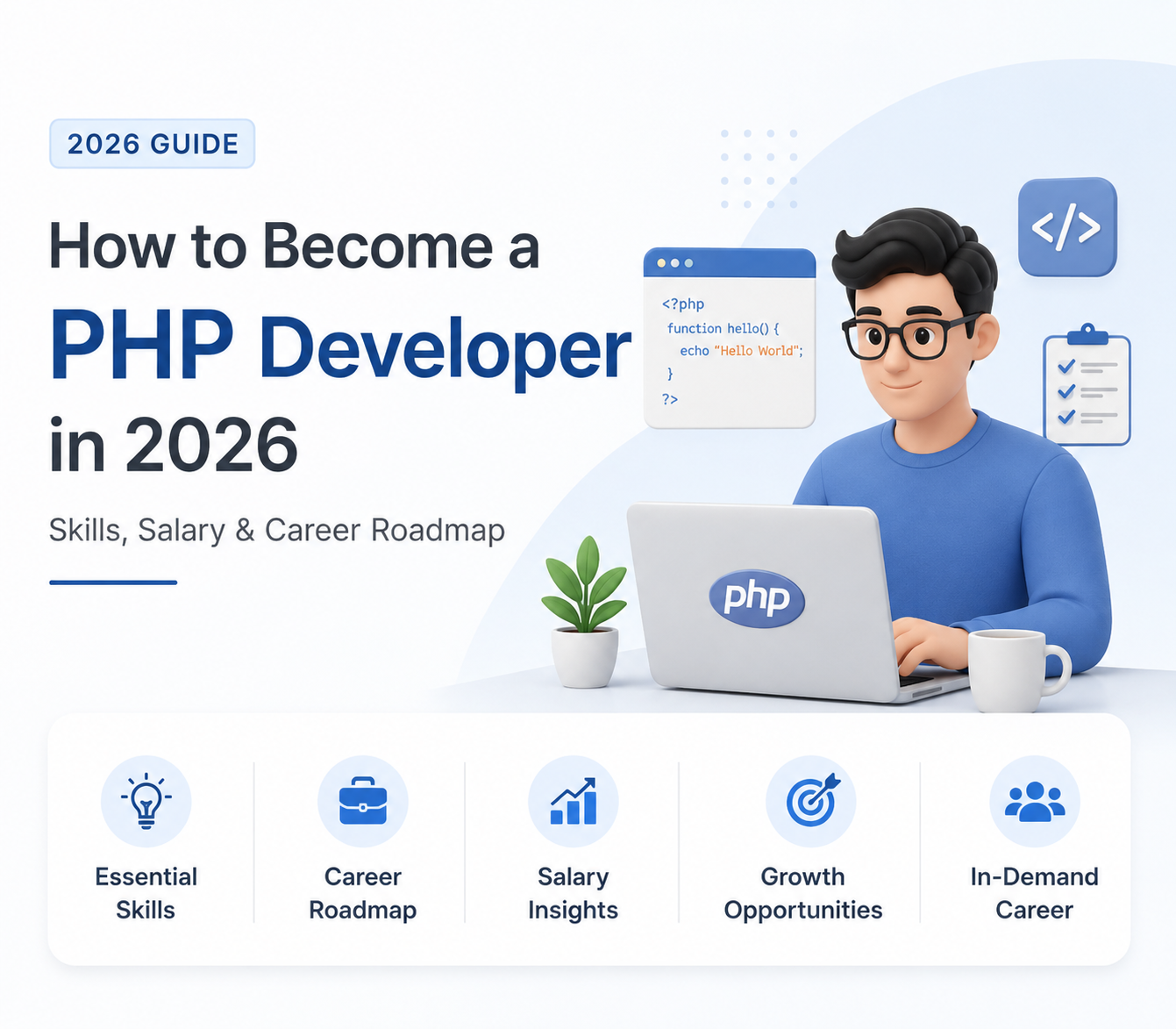 How to Become a PHP Developer in 2026: Skills, Salary & Career Roadmap